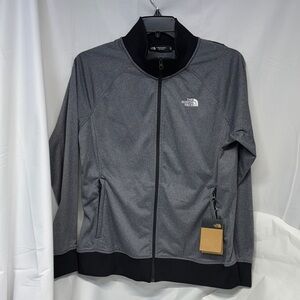 The North Face TNF ladies Tech fleece  Charcoal  and blk Performance Jacket XL